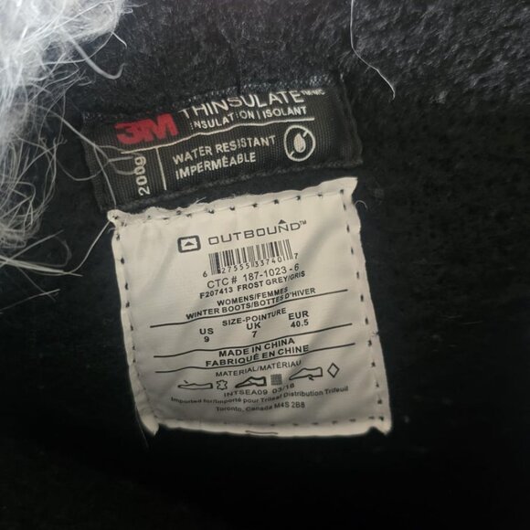Women’s Winter Boots – Outbound – Size 9 US - Picture 4 of 4